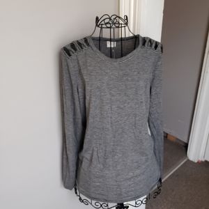 3/$20 Semi-Cold Shoulder Top